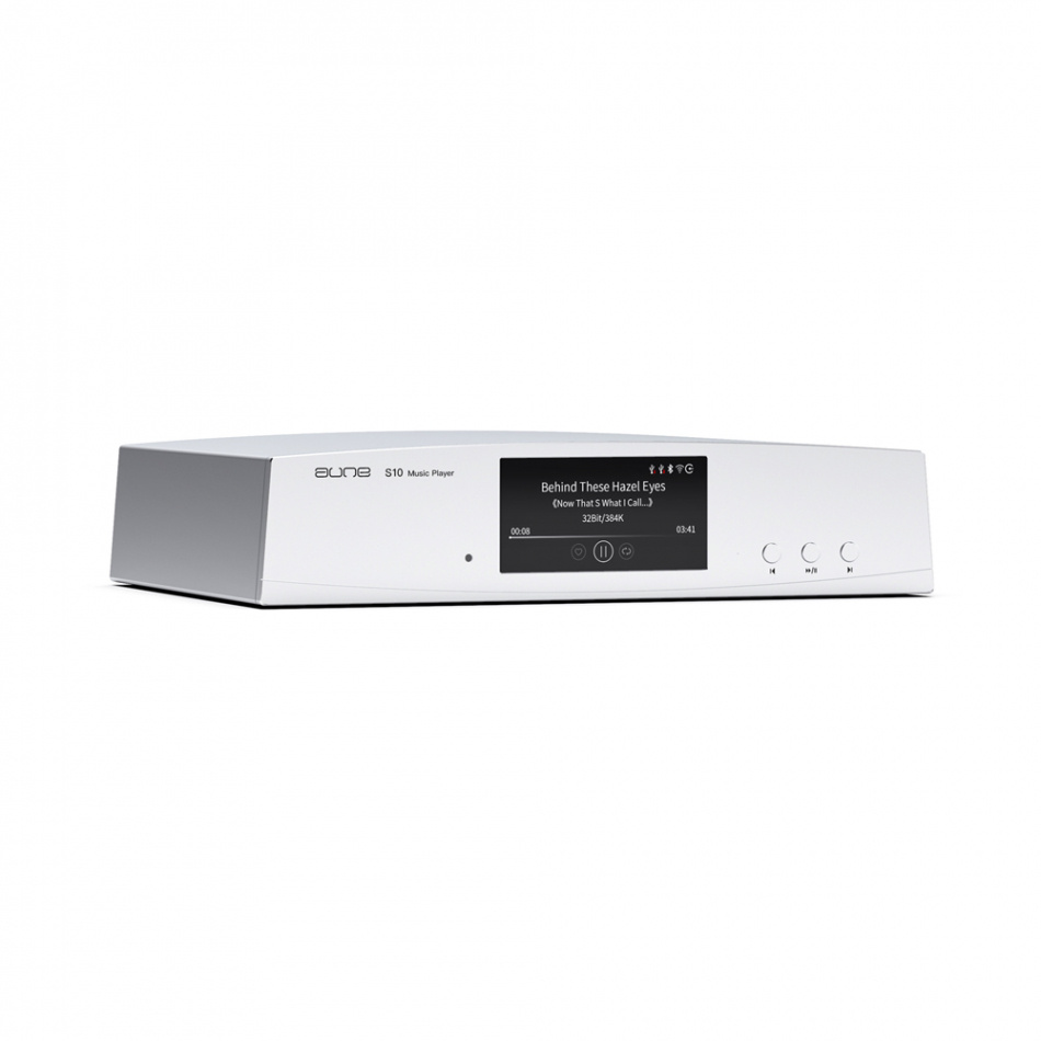 Aune S10N nettverksstreamer med Bluetooth, DAC & XLR, sølv
