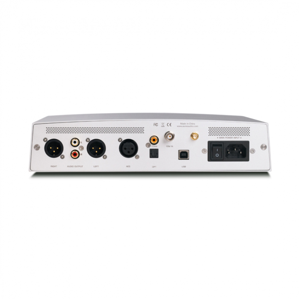 Aune S9c PRO hodetelefonforsterker med XLR & DAC, sølv