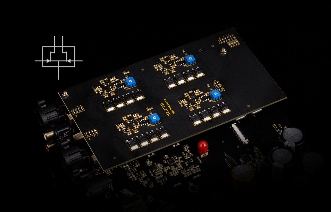 Aune S9c PRO BT hodetelefonforsterker med XLR, DAC & Bluetooth, sølv