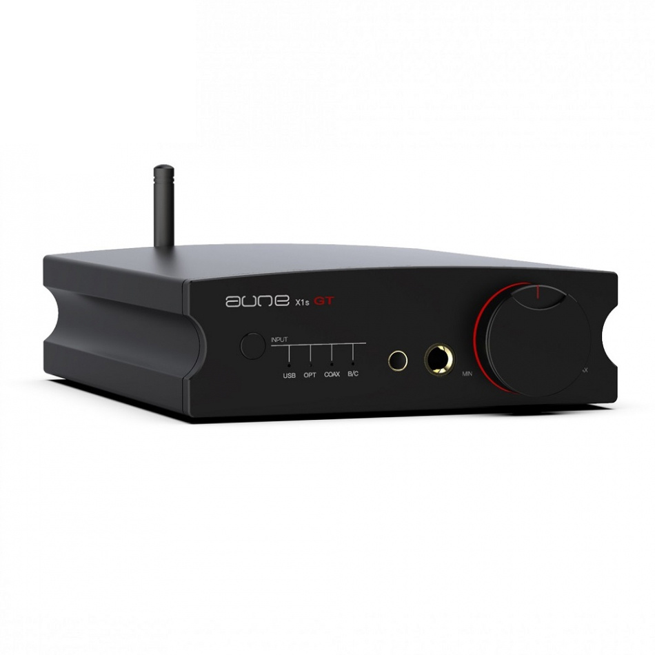 Aune X1s GT BT, kompakt DAC med Bluetooth, forforsterkerutgang & hodetelefonforsterker