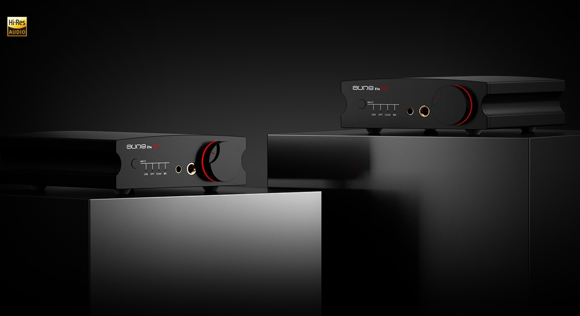 Aune X1s GT BT, kompakt DAC med Bluetooth, forforsterkerutgang & hodetelefonforsterker