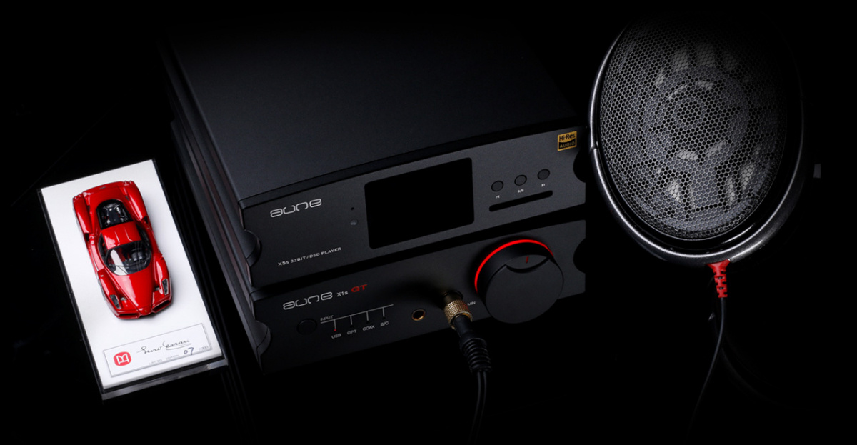 Aune X1s GT BT, kompakt DAC med Bluetooth, forforsterkerutgang & hodetelefonforsterker