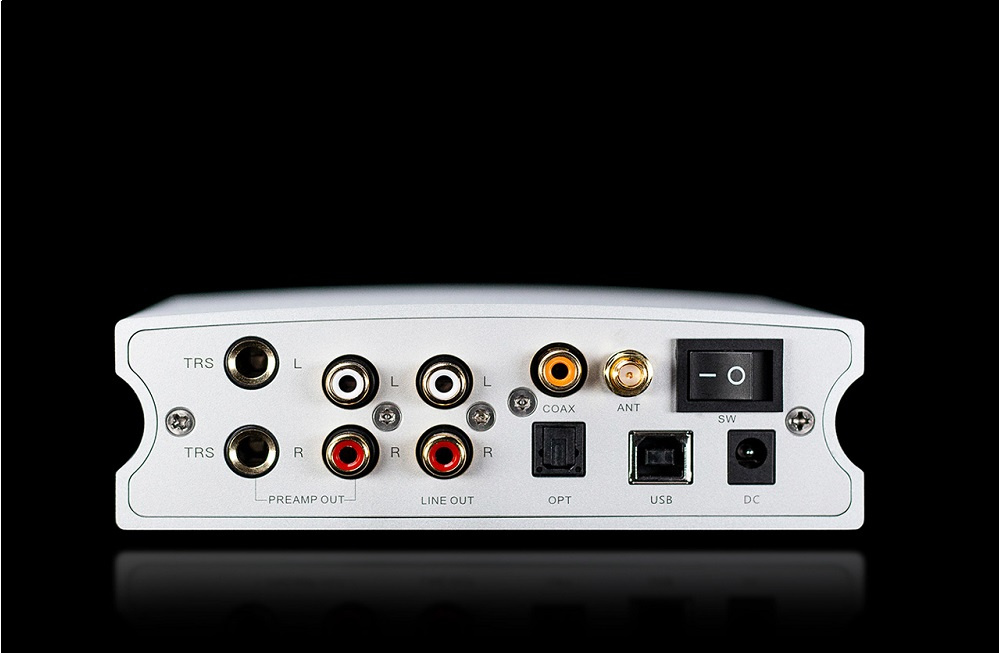 Aune X8 XVIII Magic BT kompakt DAC med Bluetooth & forforsterkerutgang, sølv