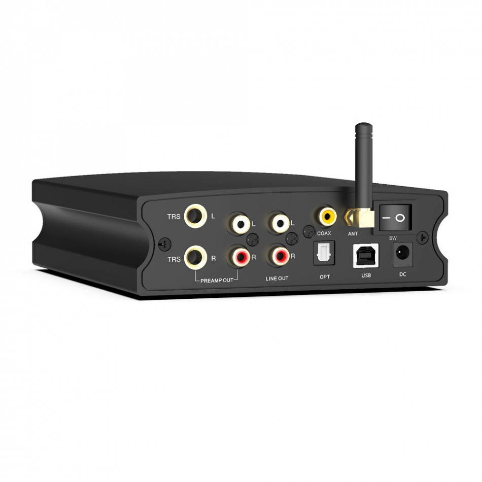 Aune X8 XVIII Magic BT kompakt DAC med Bluetooth & forforsterkerutgang, svart
