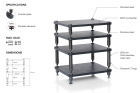Norstone Como Base, bunnhylle Norstone Como Base, bunnhylle