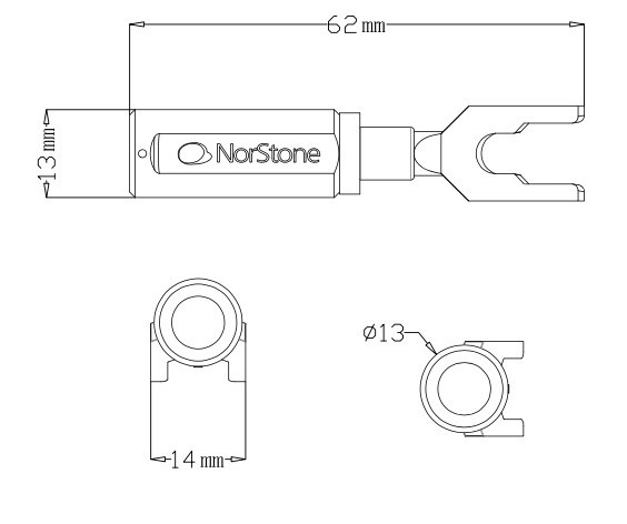 Norstone Jura Spade, spadekontakter 4-pakning