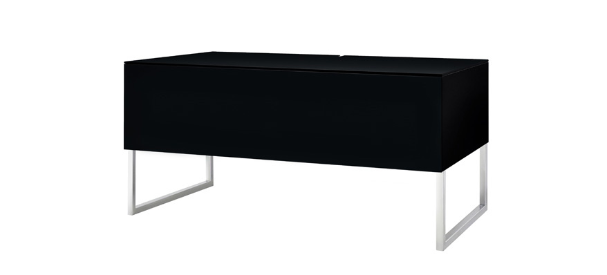 Norstone Khalm 100 mediabenk, pianoblack