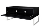 Norstone Khalm 100 mediabenk, pianoblack Norstone Khalm 100 mediabenk, pianoblack