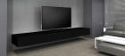 Norstone Khalm 100 mediabenk, pianoblack Norstone Khalm 100 mediabenk, pianoblack