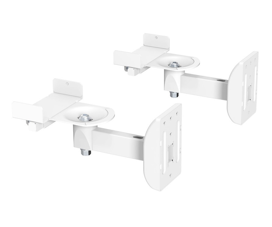 Norstone Bookshelf Wall Mount, hvitt par