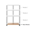 Norstone Copenhagen 2, hyllplan i eik modulært Hifi-rack Norstone Copenhagen 2, hyllplan i eik modulært Hifi-rack