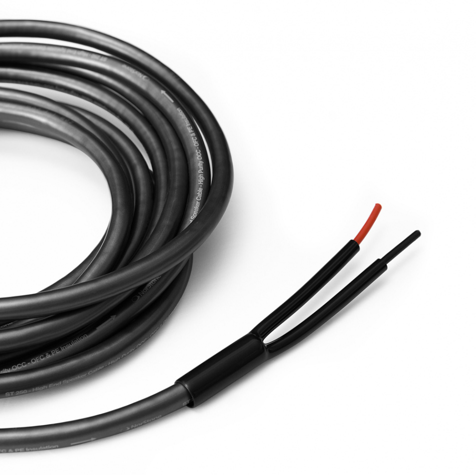 NorStone Black Speaker Cable Jacket, kabelbukser med ben 4-pakning
