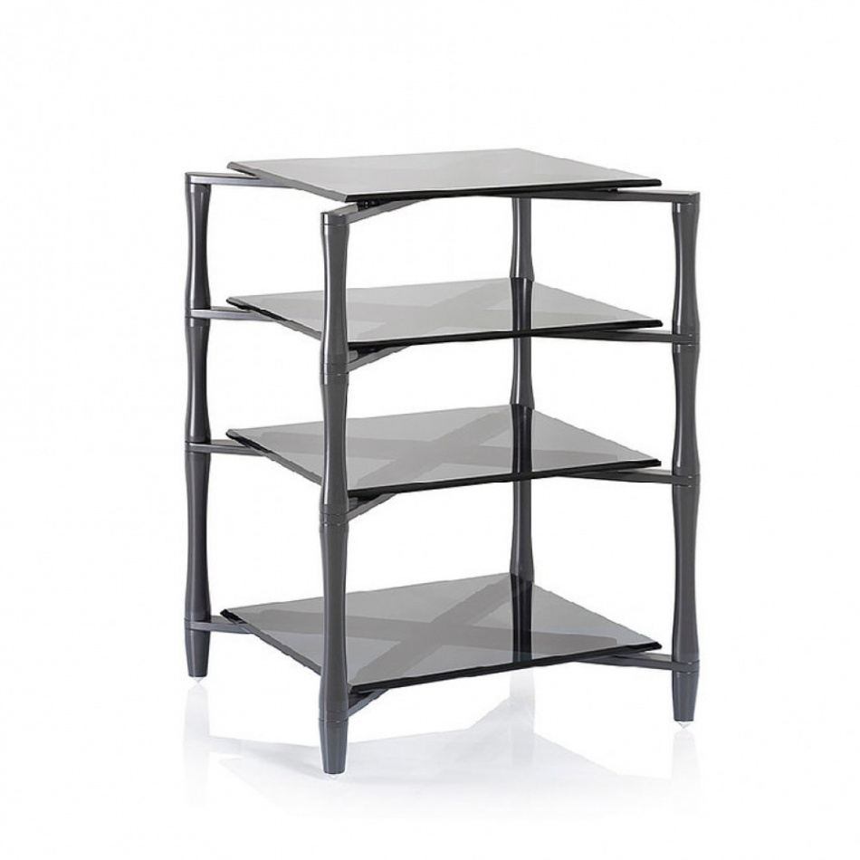 Norstone Slender Hifi stereorack, Gunmetal Grey