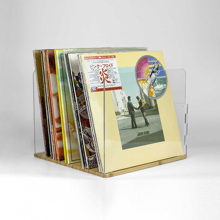 NorStone Vinyl L PR, oppbevaring av vinylplater bambus/plexiglass