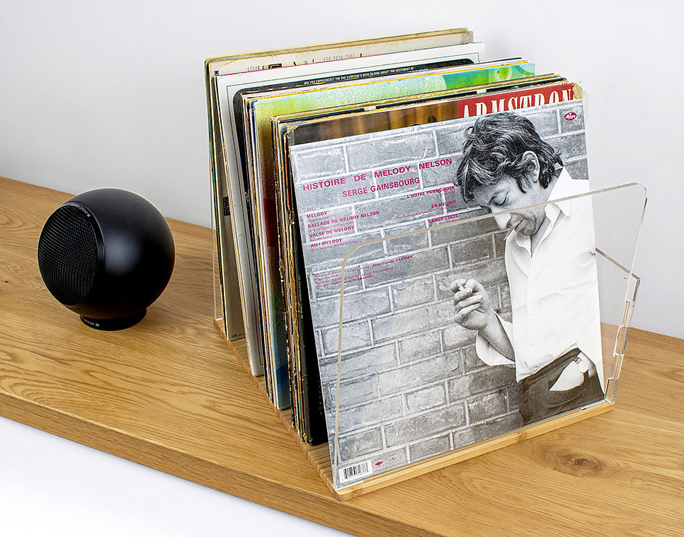 NorStone Vinyl L PR, oppbevaring av vinylplater bambus/plexiglass