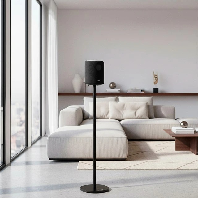 Norstone høyttalerstativ for WiiM Sound & Sound Lite, svart stykk