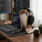 NorStone Wooden Headphone Stand, valnøtt NorStone Wooden Headphone Stand, valnøtt