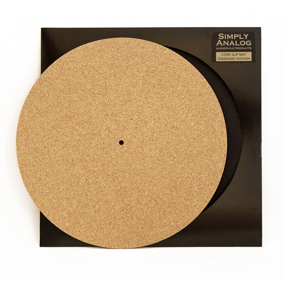 Simply Analog Cork Slipmat Standard Edition, korkmatte for platespiller