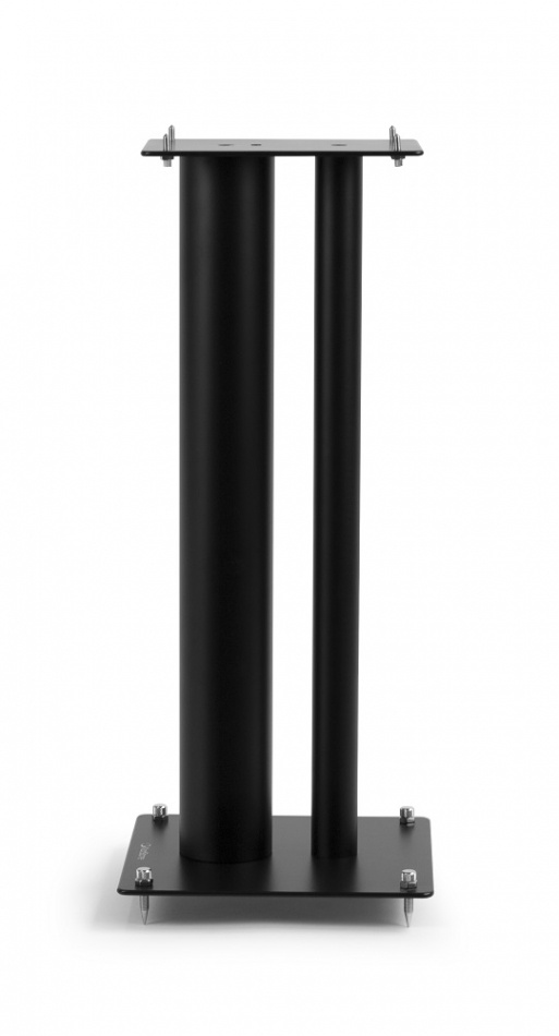 Norstone Stylum 2, matte svarte høyttalerstativer 60 cm høye