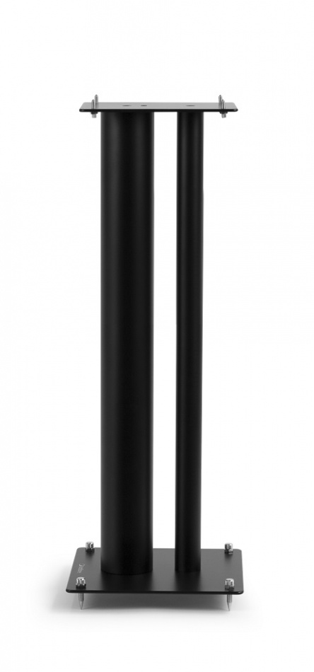 Norstone Stylum 3, matte svarte høyttalerstativer 80 cm høye