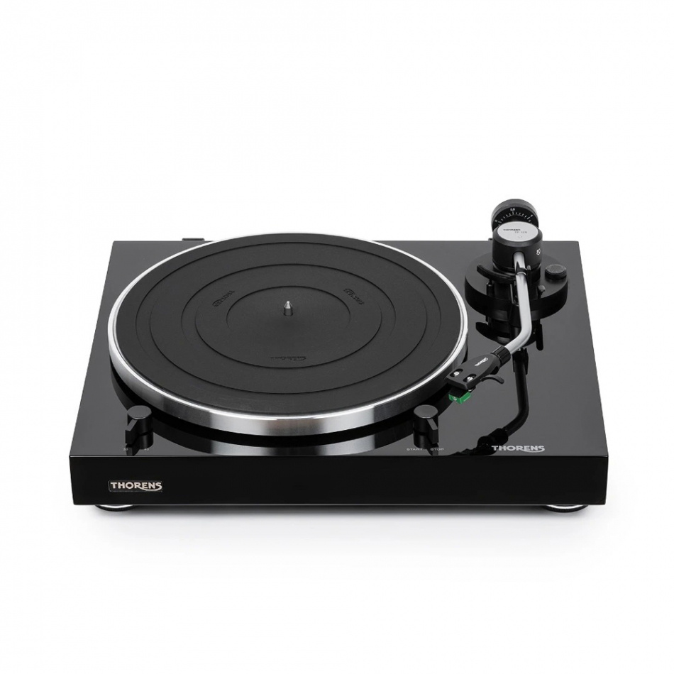Thorens TD 204 platespiller med Audio Technica AT95E-pickup, svart