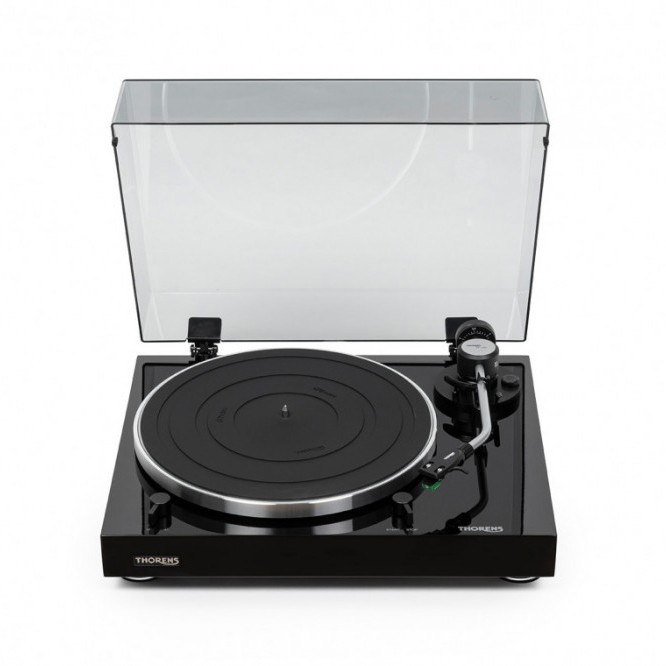 Thorens TD 204 platespiller med Audio Technica AT95E-pickup, svart