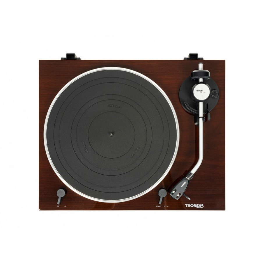 Thorens TD 204 platespiller med Audio Technica AT95E-pickup, valnøtt