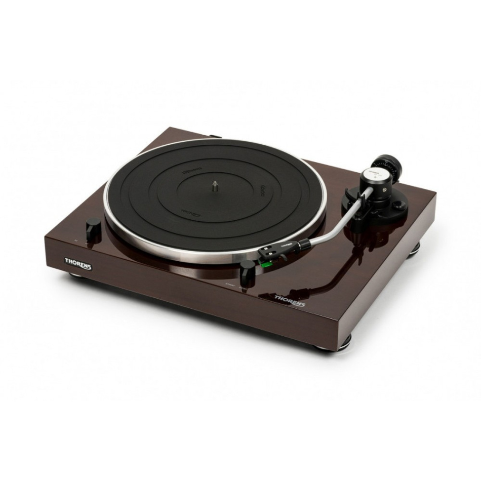 Thorens TD 204 platespiller med Audio Technica AT95E-pickup, valnøtt