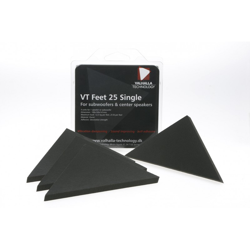 Valhalla Technology VT-Feet 25 Single, 4-pakning dempeføtter (1 ST IGJEN)