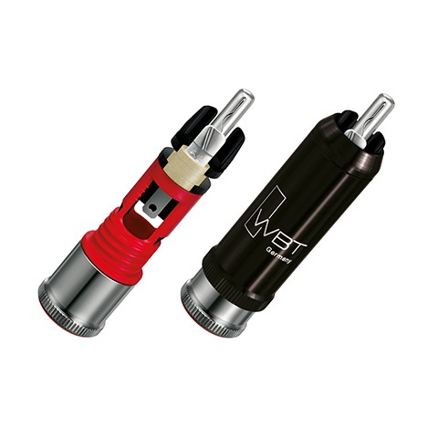 WBT-0110Ag Nextgen RCA-kontakt 75 Ohm hvit fargemerking, stk.