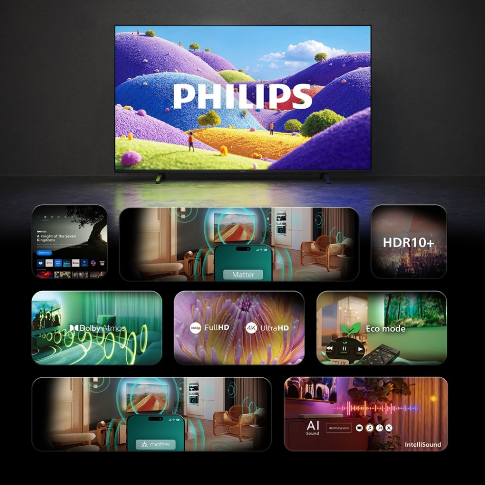 Philips 65PUS7001/12, 65-tommers 4K LED-TV med Titan OS