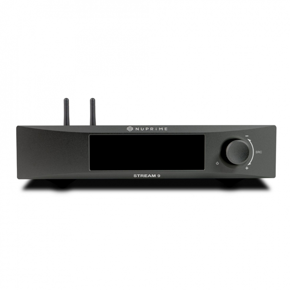 NuPrime Omnia Stream-9 nettverksspiller med AirPlay 2, svart