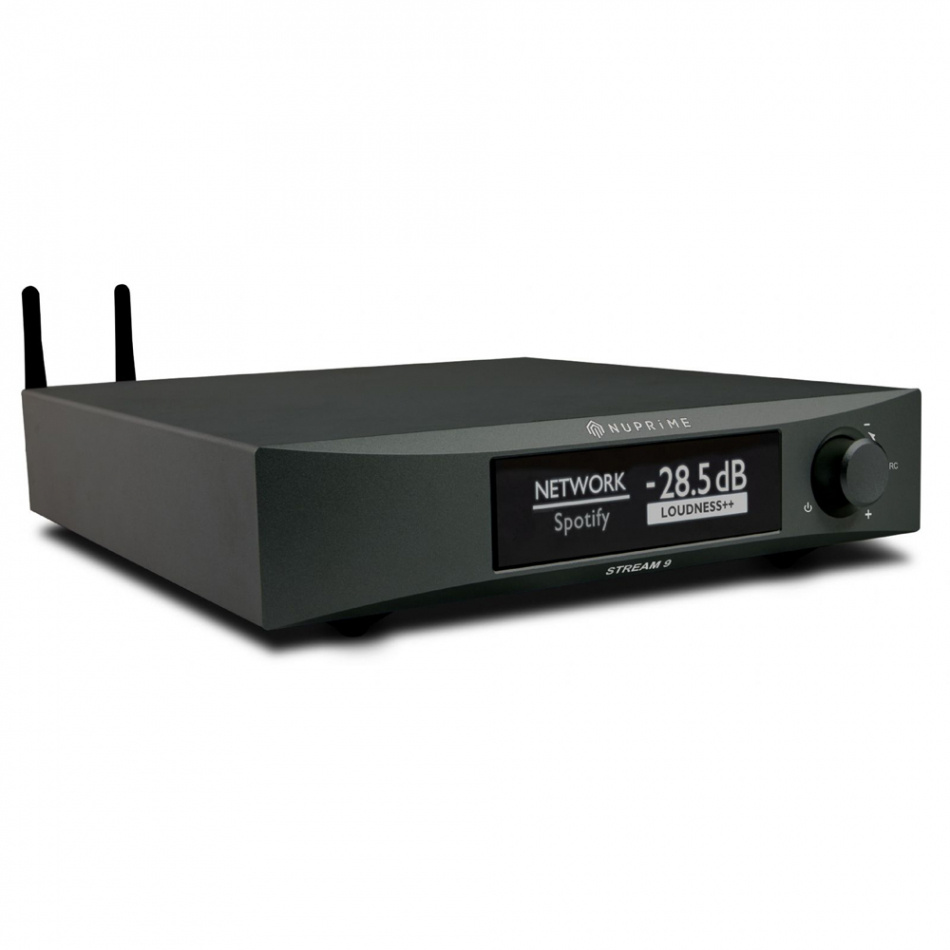 NuPrime Omnia Stream-9 nettverksspiller med AirPlay 2, svart