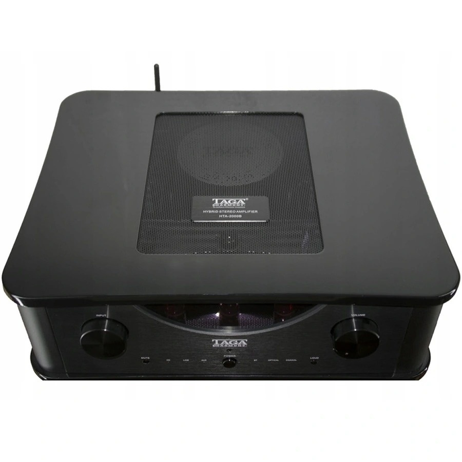 TAGA Harmony HTA-2000B v2 rørbestykket stereoforsterker med Bluetooth & DAC, svart