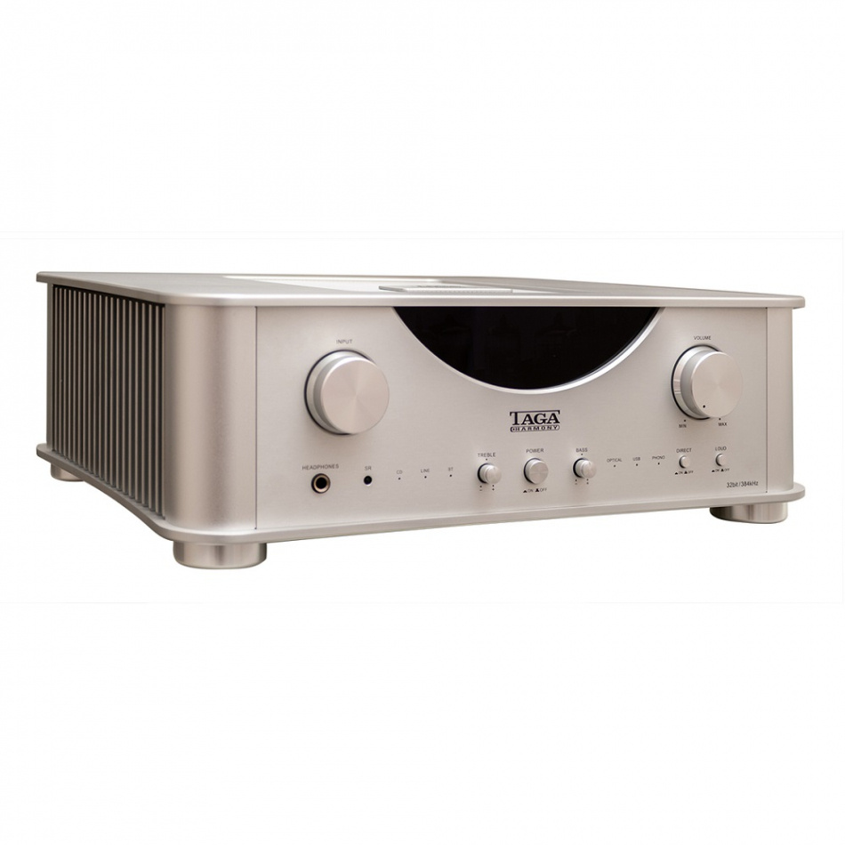 TAGA Harmony HTA-2000B v2 rørbestykket stereoforsterker med Bluetooth & DAC, sølv