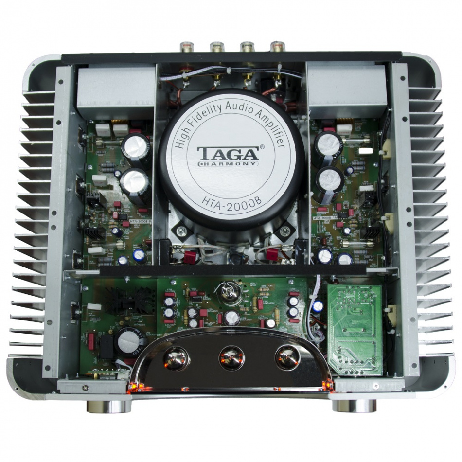TAGA Harmony HTA-2000B v2 rørbestykket stereoforsterker med Bluetooth & DAC, sølv