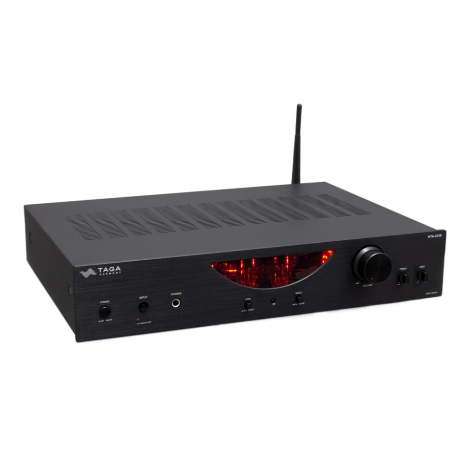 TAGA Harmony HTA-600B rørbestykket stereoforsterker med Bluetooth, svart