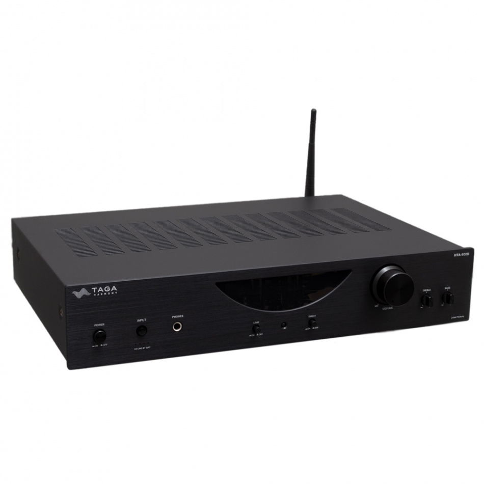 TAGA Harmony HTA-600B rørbestykket stereoforsterker med Bluetooth, svart