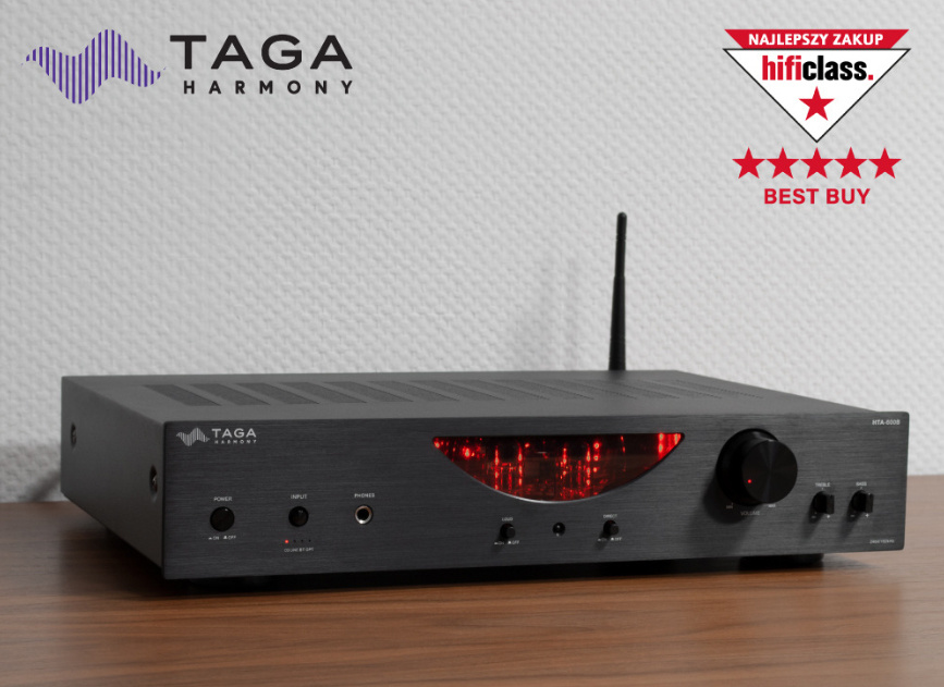 TAGA Harmony HTA-600B rørbestykket stereoforsterker med Bluetooth, sølv
