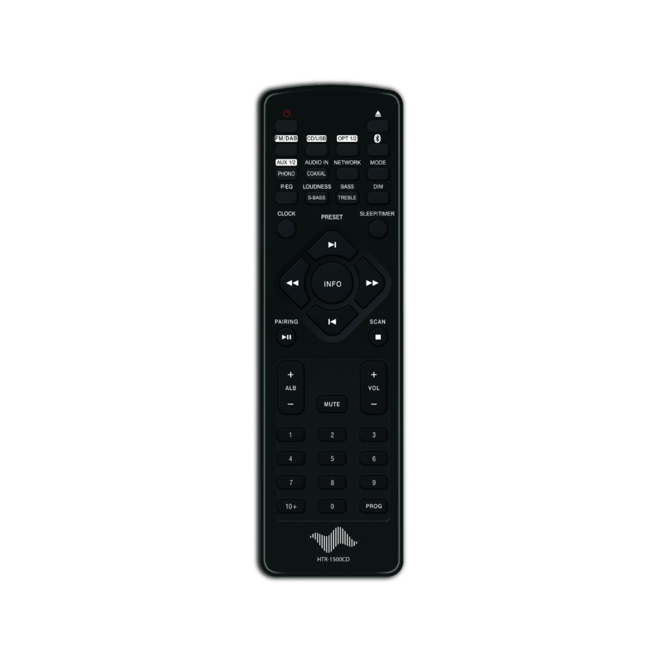 Taga Harmony HTR-1500CD nettverksreceiver med Bluetooth, CD & radio, svart