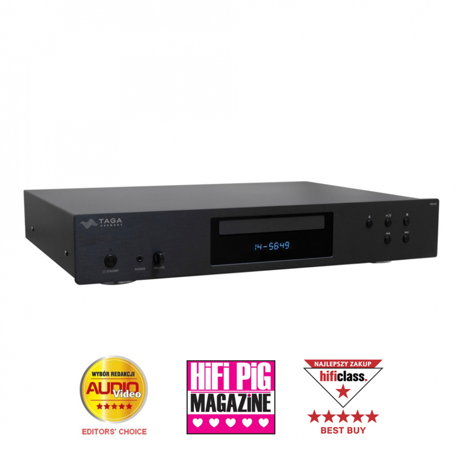 Taga Harmony TCD-50 CD-spiller med XLR, svart