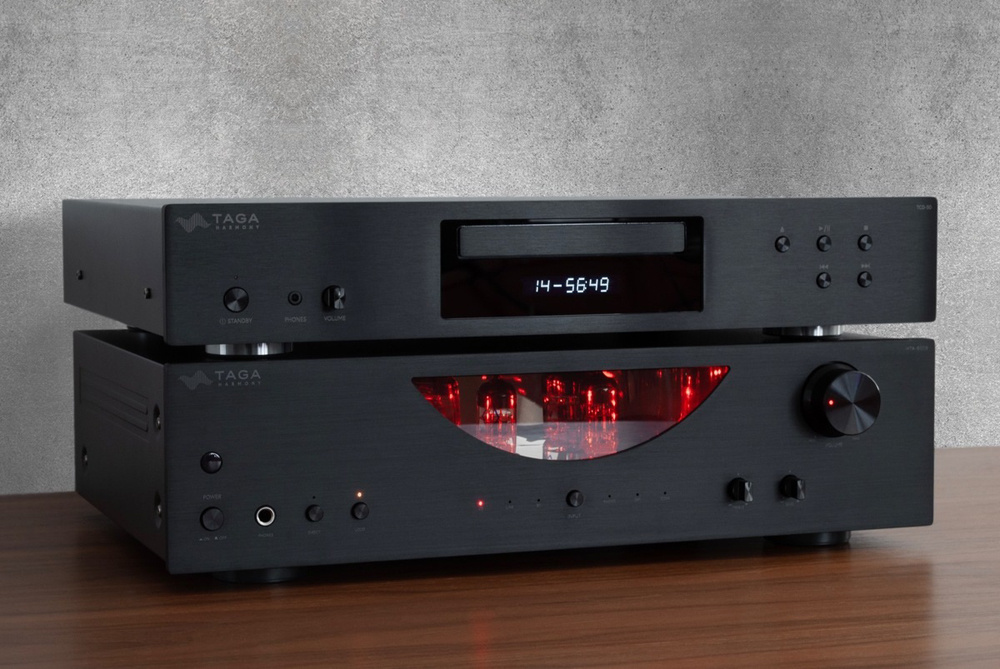 Taga Harmony TCD-50 CD-spiller med XLR, svart