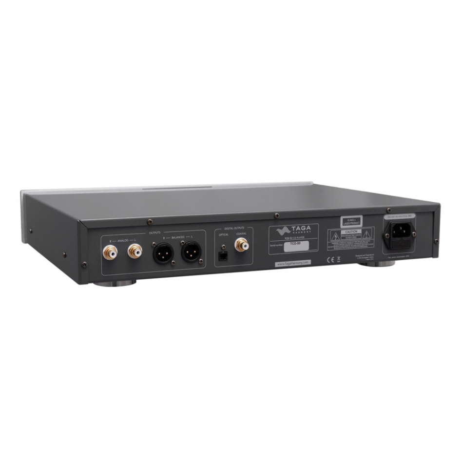 Taga Harmony TCD-50 CD-spiller med XLR, sølv