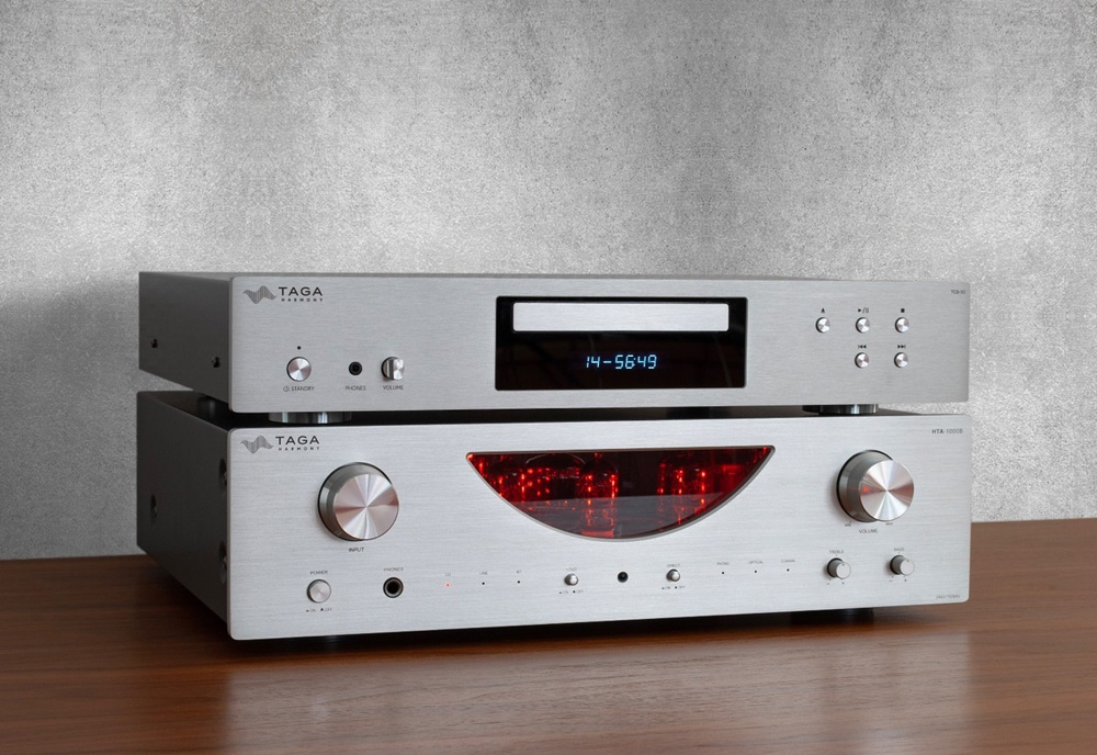 Taga Harmony TCD-50 CD-spiller med XLR, sølv