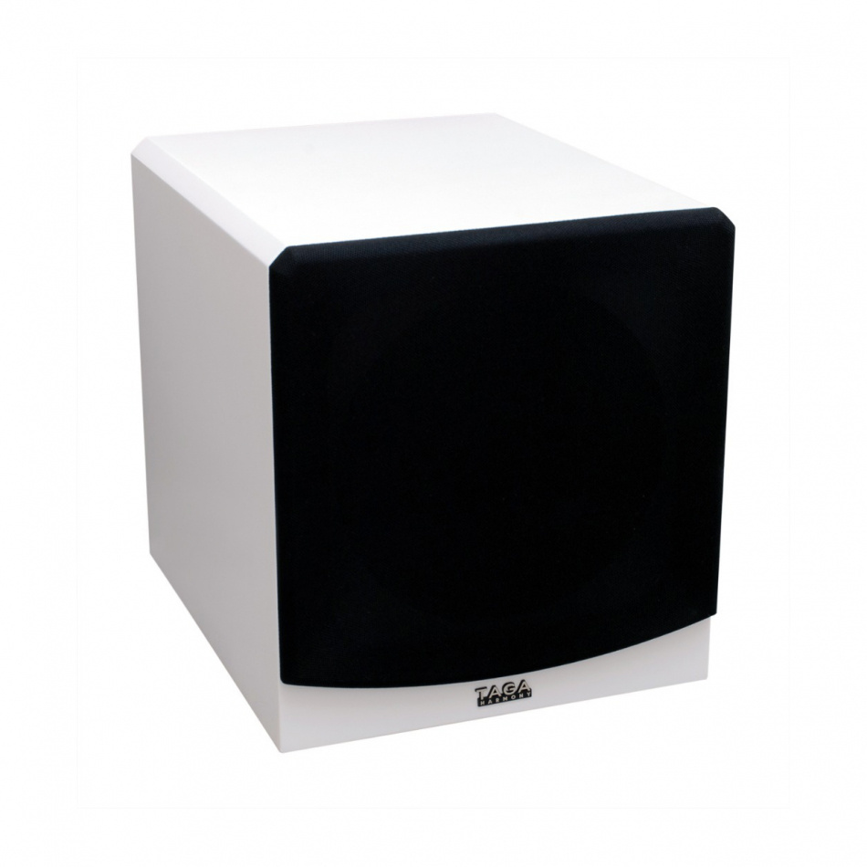 Taga Harmony TSW-80 aktiv subwoofer, pianohvit