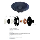 Taga Harmony TSW-80 aktiv subwoofer, pianohvit Taga Harmony TSW-80 aktiv subwoofer, pianohvit