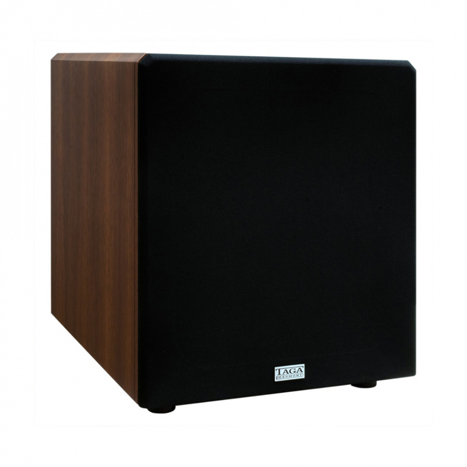 Taga Harmony TSW-90 v4 aktiv subwoofer, valnøtt