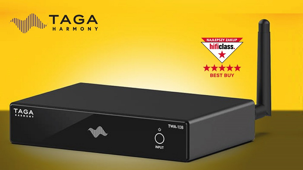 TAGA Harmony TWA-10B nettverksstreamer med Tidal Connect, svart
