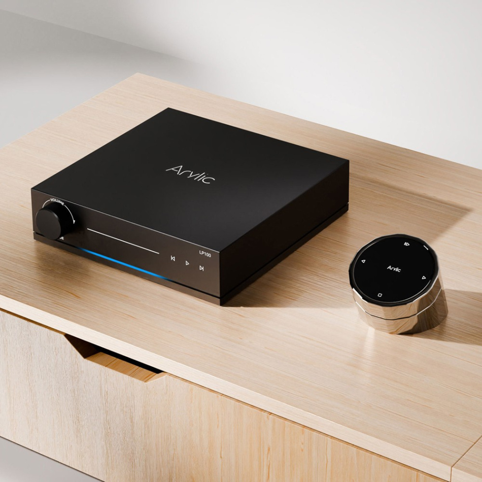 Arylic LP100 nettverkstreamer med AirPlay 2, Google Cast, HDMI & RIAA-trinn