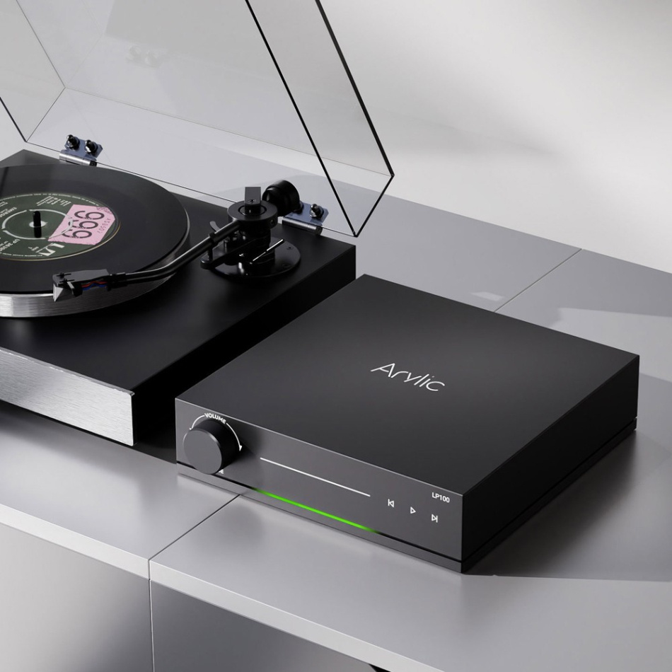 Arylic LP100 nettverkstreamer med AirPlay 2, Google Cast, HDMI & RIAA-trinn